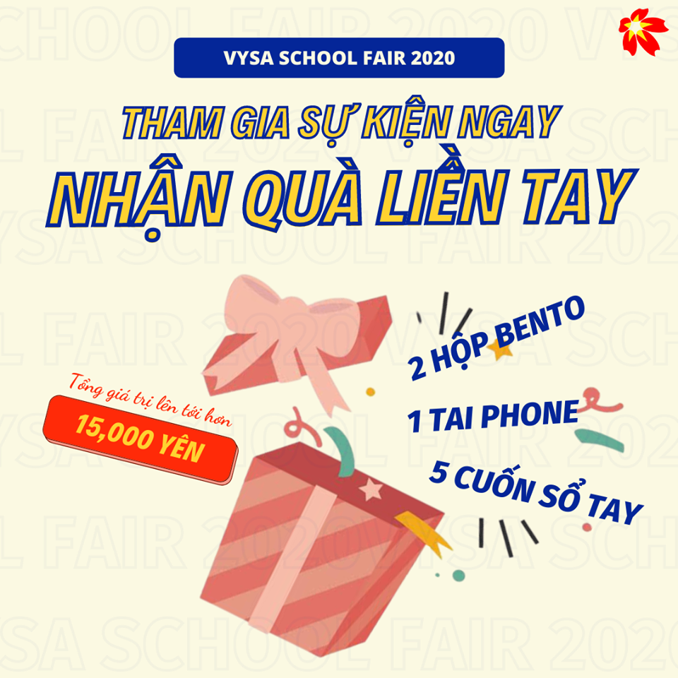 Read more about the article VYSA School Fair 2020 – Đặt vé ngay, nhận quà hay!