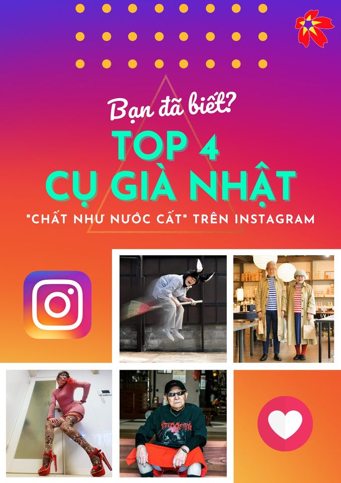 Read more about the article Top 4 cụ già Nhật “CHẤT NHƯ NƯỚC CẤT” trên Instagram