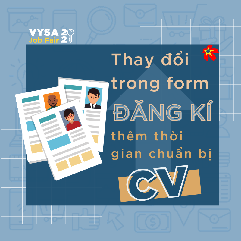 You are currently viewing Thay đổi trong form đăng ký – thêm thời gian chuẩn bị CV