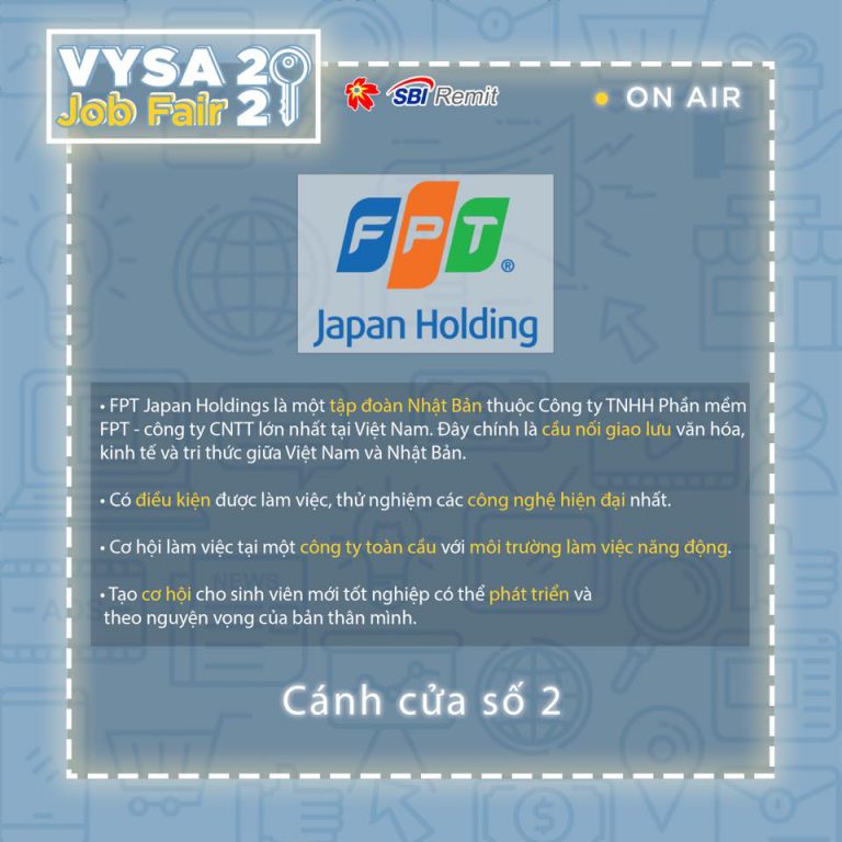 Read more about the article Cánh cửa số 2: FPT Japan Holdings Co., Ltd. – Cái tên quen mà lạ