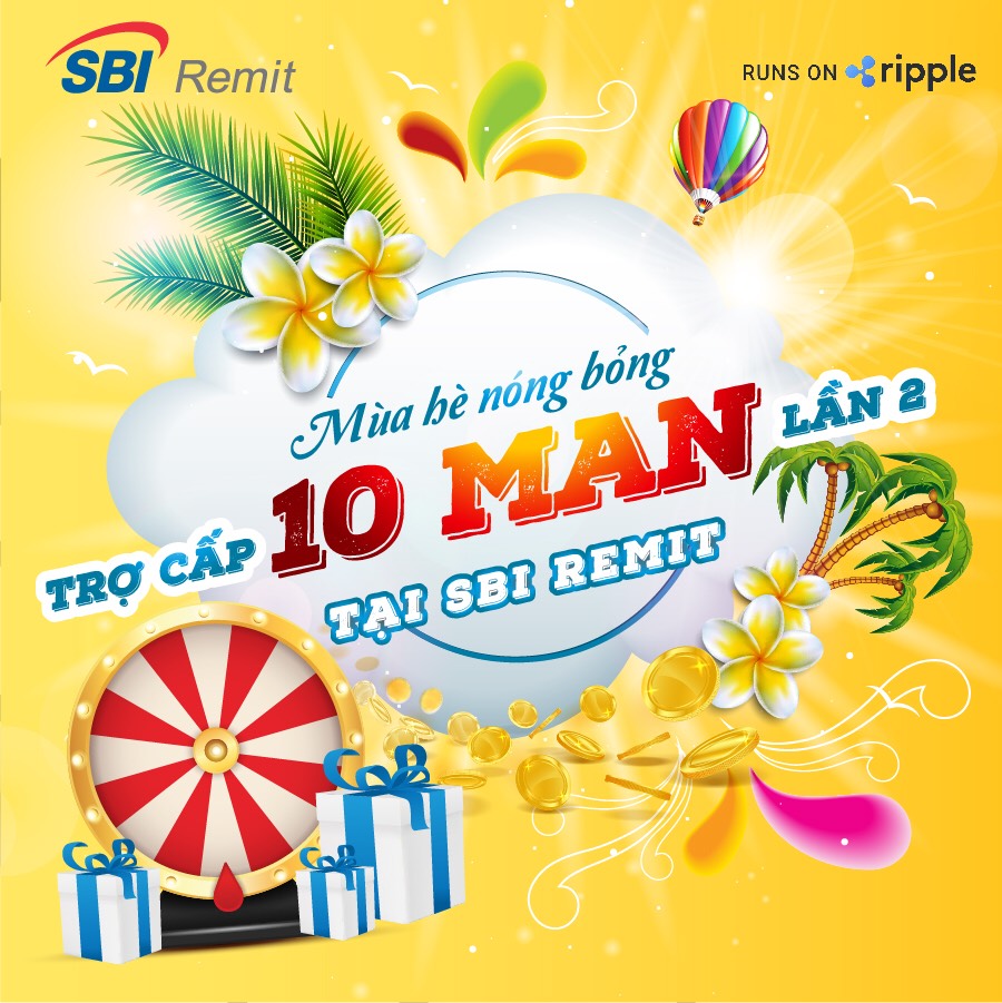 Read more about the article Trợ cấp 10 man lần 2 tại SBI Remit
